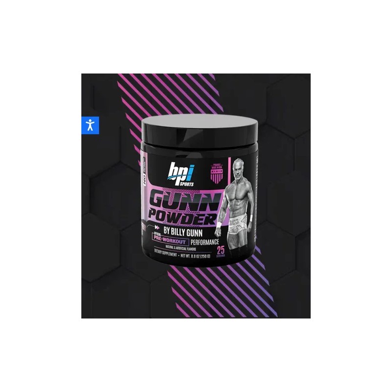 Bpi Sports Pre Workout By Billy Gunn Powder 25 Srv