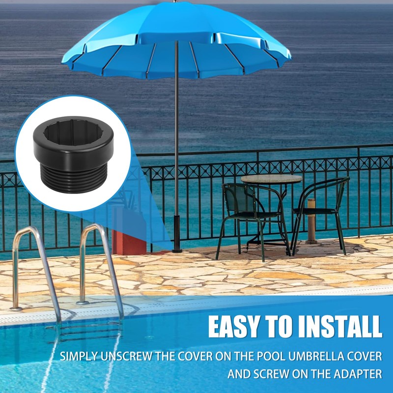 Houoto Umbrella Pole Stabilizer - Umbrella Pole Stabilizer Adapter for