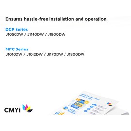 CMYi LC401XL Yellow Replacement Ink Cartridge for Brother DCP-J1800DW, MFC-J1010DW, J1012DW, J1170DW, J1800DW (2 Yellow)