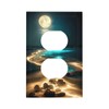 Beach Night Landscape Decorative Duplex Outlet Covers Light Switch Plates