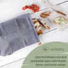 Kumanu Organic Beeswax Cloth Bread Bag Krummelkarl H 35 cm