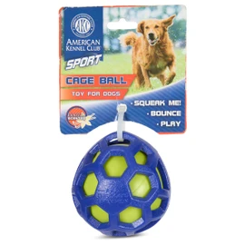 AMERICAN KENNEL CLUB AKC Sport TPR Squeeze Balls for Dogs – Durable Vanilla-Scented Dog Toys for Toss, Fetch, and Chew – Promotes Dental Hygiene