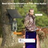 DEATTI Solar Powered Wireless Trail Camera with 2K Video, 64GB