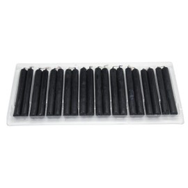 Govinda - 4 Inch Mini Ritual Chime Spell Candles - Pack of 20 - (4 Inch, Black)