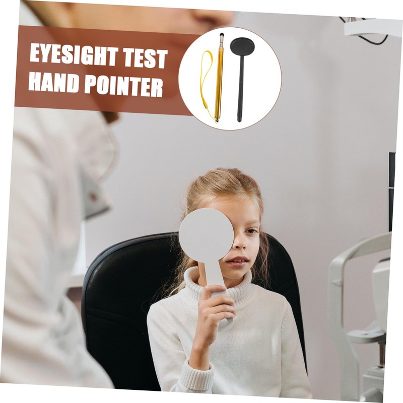 Sosoport 1 Set Portable Eye Exam Tool Testing Hand Pointer
