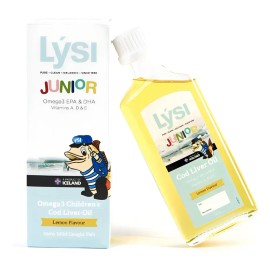 Pack 2 Lýsi Omega 3 Aceite Hígado Bacalao Sabor Limón 240ml Niños