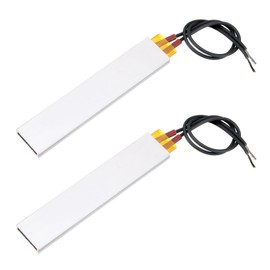 MECCANIXITY 2 Pcs PTC Heating Element, AC DC 110V PTC Heating Plate Aluminum Shell Ceramics Polyimide Film Plate Heater 5W-200W 60C Insulated Constant Temperature Ceramic Thermostatic