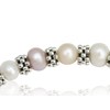 Anthony Vincent Regalo Moda Collar y Aretes Blanco Rosa Salmon.