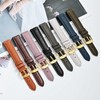 BISONSTRAP Leather Watch Band, 0.47/0.55/0.59/0.63/0.71/0.79 inches (12/14/15/16/18/20 mm), Genuine Leather