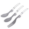 Boundless Voyage Folding Flaware Ultralight Titanium Cutlery Portable Spoon Fork