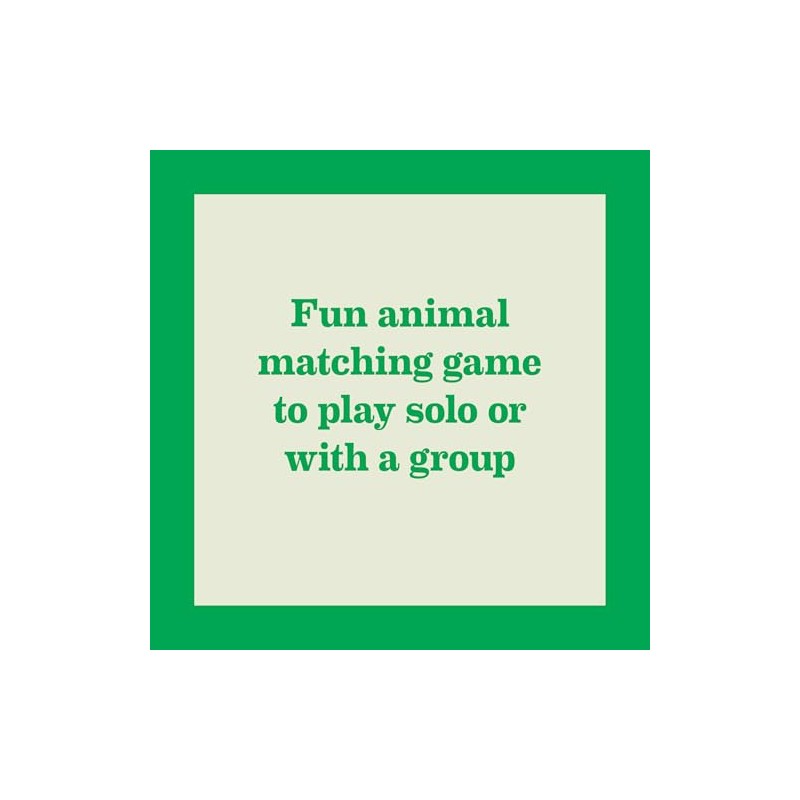 CHRONICLE BOOKS Wildlife Memory Game