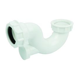 FloPlast TSB42 TSB42-Shallow Bath Trap-38MM (Cleaning Eye and 20MM Seal), White