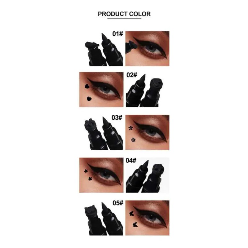 Delineador Para Ojos Con Sello Tattoo Delineado Gato 2 En