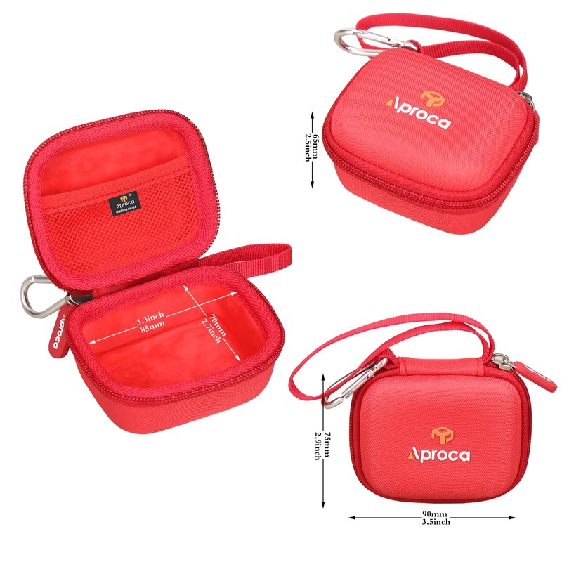 Aproca Red Portable Hard Storage Case, for Black Diamond Equipment