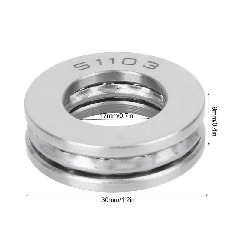 PUSOKEI 5 pieces 51103 aircraft thrust ball bearings, precise quiet