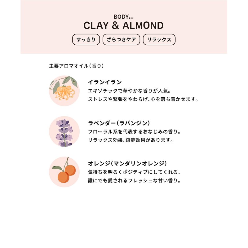 THE COLD PROCESS CLAY & ALMOND Body Solid Soap Bar,