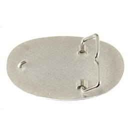 Unbranded 4030328 Polished Silver Tone Shriner Belt Buckle Shrine Scimitar Crescent Star