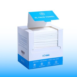 Face Towels, 10"×12", Single Use Face Towel Disposable, Ultra Soft and Thick Clean Face Towelettes, Makeup Remover Facial Towels Disposable, Dry and Wet Face Wipes for All Skin Types