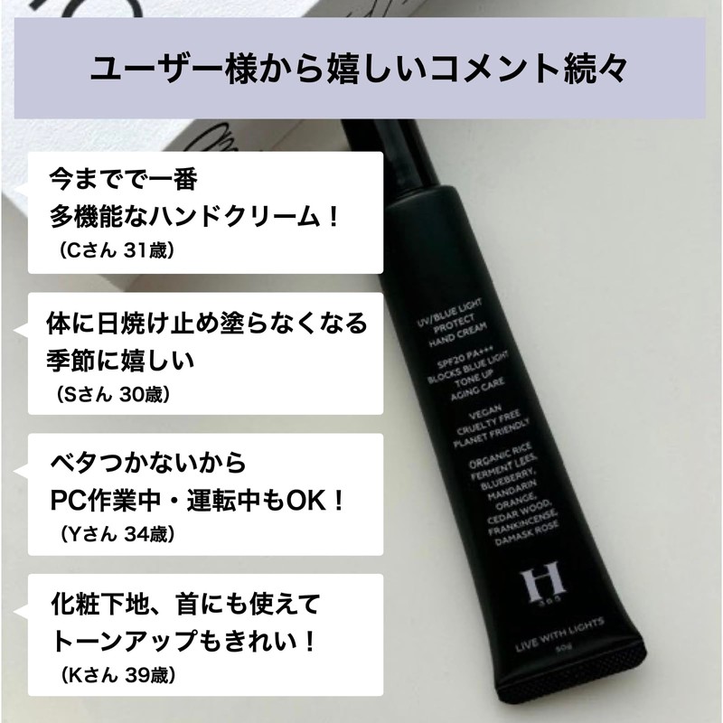 H365 UV/Blue Light Protect Hand Cream