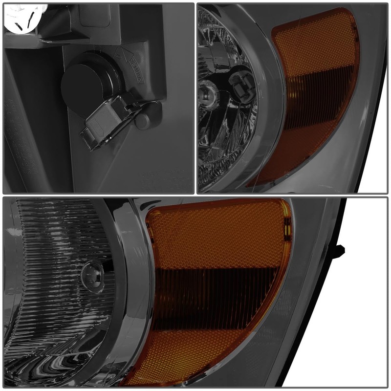 Pair of LED DRL Headlight Assembly Compatible with Dodge Ram