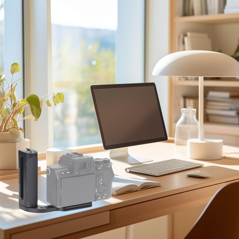 Cryfokt Universal DSLR Camera Handle, Left Side Handle Grip with