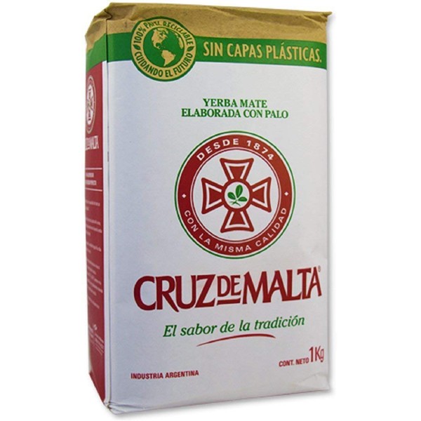 YERBA MATE CRUZ de MALTA 2.2lb 1 kilo