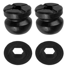 Caltric New Front Strut Shock Pivot Ball & Bumper for Polaris Trail Boss 330 2000 - 2013