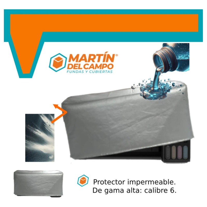 Funda P/impresora Epson Ecotank L3250. Vs Agua Y Polvo Plateado