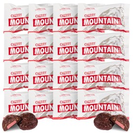 Brown & Haley CHERRY MOUNTAIN BAR - Chocolate Candy with Peanuts and Creamy Cherry Center - Individually Wrapped Candy - Bite Size Chocolate Bars with Peanut Pieces - Case of 15-1.6 oz