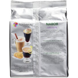 Tassimo Nabob Café Crema Coffee Single Serve T-Discs, 110g