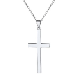 ChicSilver Skull Necklace, Men's, 925 Silver, Metal Allergy, Women's Pendant, Accessory, Platinum Silver Metal