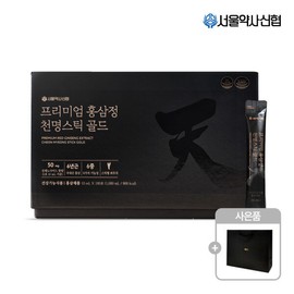 (Ginsenoside 50mg) Premium Red Ginseng Extract Cheonmyeong Stick Gold 100 packets / (진세노사이드 50mg) 프리미엄 홍삼정 천명스틱 골드 100포