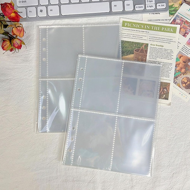 YTTEEIRRAC Clear File Storage Holder, Card File, Transparent, Business Card