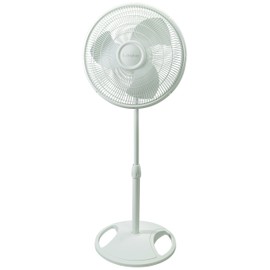 Lasko 2520 Oscillating Stand Fan,White 16 Inch