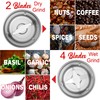 Brentwood CG-162S 75-Gram Electric Wet and Dry Coffee Bean, Herb,