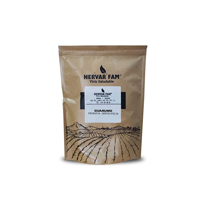 GUARUMO (CECROPIA OBTUSIFOLIA) PURO SECO Y MOLIDO 1 KG