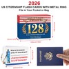Tarjetas de Ciudadanía 2026 Inglés y Español, US Citizenship Flash