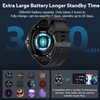 Wagoyo Smart Watch with Earbuds,2-in-1,Touchscreen,for iOS Android (Black)