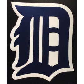 HUGE DETROIT TIGERS IRON-ON PATCH - 6.5" x 7.5"