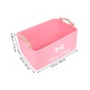 Beavorty Collection Box Pet Toy Organizer Felt Storage Case for