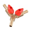 ZOKJSW 1 x Hose Connector Splitter Brass and Zinc Alloy