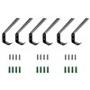 Wall Hooks 6 Pcs,ULIFESTAR Stainless Steel Coat Hooks for Hanging