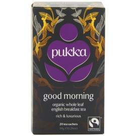 Pukka Organic Elegant English Breakfast 20 Teabags (Pack of 4, Total 80 Teabags)