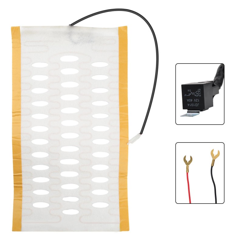 Seats Carbon Fiber Heated Seat Heater Pad Kit Car Cushion