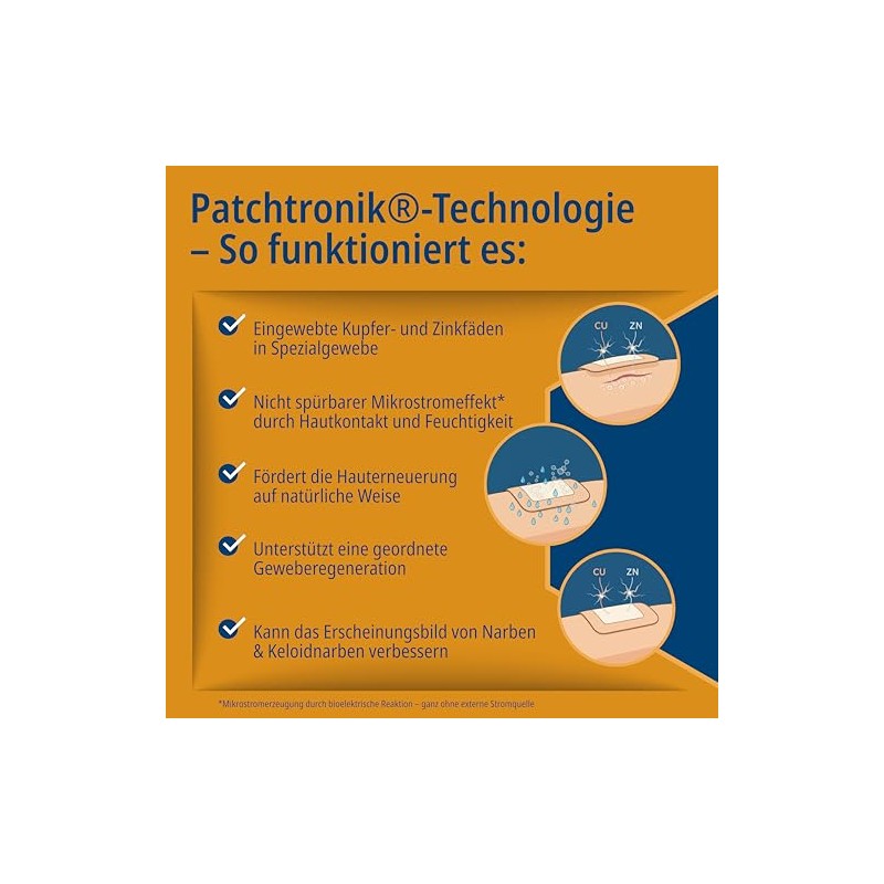 Evolsin Scar Patch with Hyaluronic & Patchtronic - For Surgical
