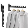 dancrul Wall Mounted Drying Rack Clothing Foldable for Laundry Room,