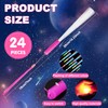 LURICO Fibre Optic Glow Sticks, Pack of 24 Light Sticks,
