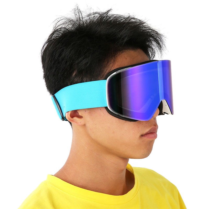 Unisex Adult Outdoor Double Lens Magnitic Large View Ski Cyling