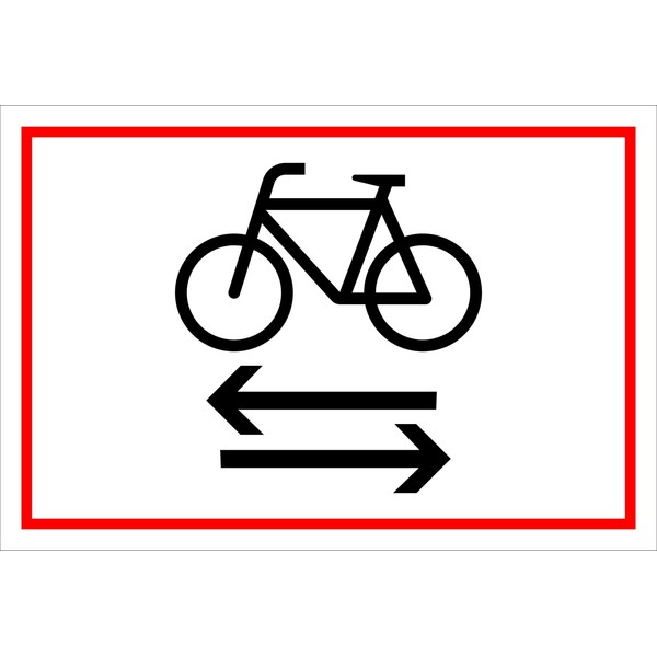 Melis Folienwerkstatt Wheel Traffic Sign, 30 x 20 cm, 3