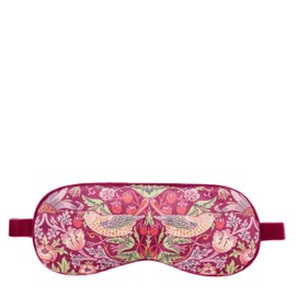 William Morris At Home Lavender Sleep Mask | Sleep In Comfort With Perfect Blackout | Soft Velvet For Comfort | Cruelty Free & Vegan Friendly